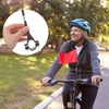 Happyyami 2pcs Bicycle Motorcycle Handlebar Flagpole Stand Racing Outdoor Flag