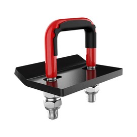Sandfren Hitch Tightener Anti Rattle Stabilizer for 1.25" to 2" Trailer, Heavy Duty RV Hitches Tightener with Rubber Isolator, Anti-Rust Automotive Clamp Accessories, Universal Fit (Red/Black)