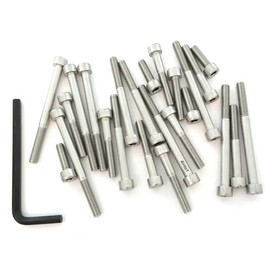 Stainless Steel Allen Bolt Set - Compatible with Honda CT70-1970-1994-24 Bolts