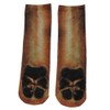Mommy & Me 3D Animal Paw Feet Print Foot Crew