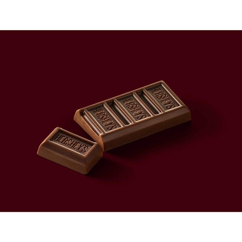 HERSHEY'S Milk Chocolate Snack Size, Candy Bars, 11.25 oz (25