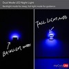 Dimmable Blue Night Lights, Dual Light, Adjustable LED Night Light