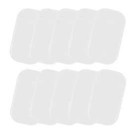 Hbxdeco 10PCS Car Dashboard Non-Slip Mat, Multifunctional Anti-Slide Sticky Pad for Auto Dashboard, Anti-Slip Dash Pad for Cell Phone, Radar Detector, Keys, Glasses, GPS, Coins (Transparent)