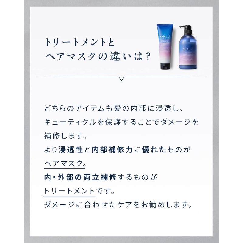 YOLU Hair Mask Relax Nights Repair - 145g