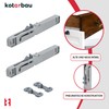 KOTARBAU® Box Slim Drawers Loss for Drawer Runners & Roller