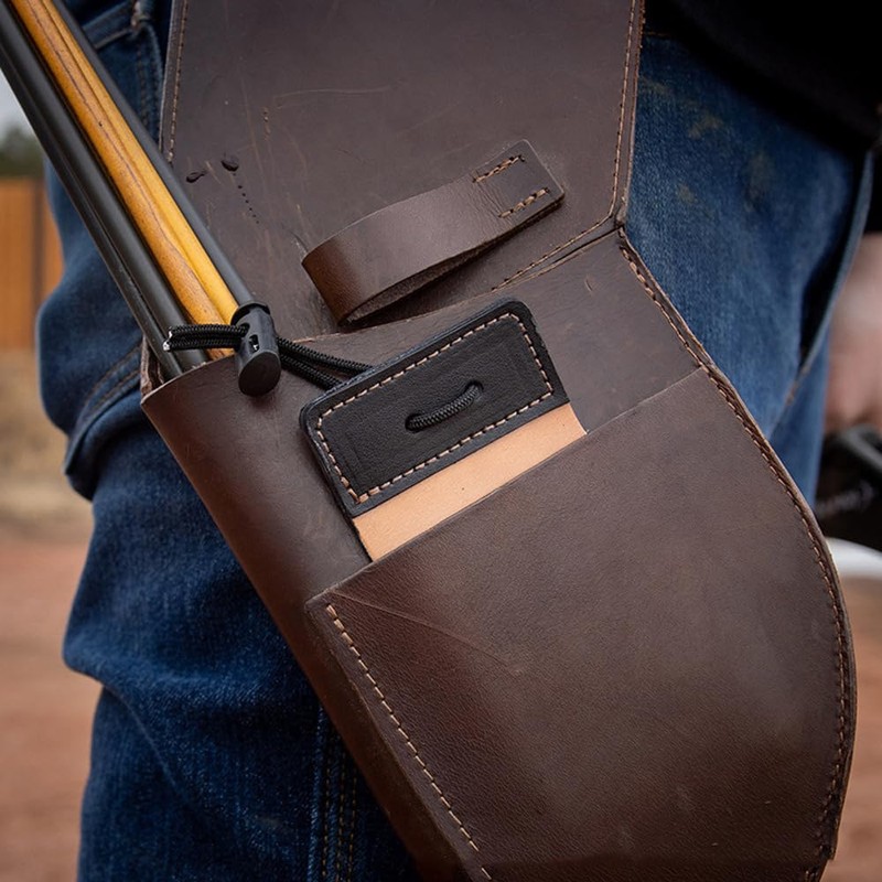 Windfulogo Square Leather Archery Finger Tab Long Bow Hand Protector