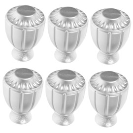Operitacx 6pcs Curtain Rod End Caps Durable Plastic Drapery Finials for Elegant Window Hardware Modern Design Roman Rod Accessories for Living Room Decor