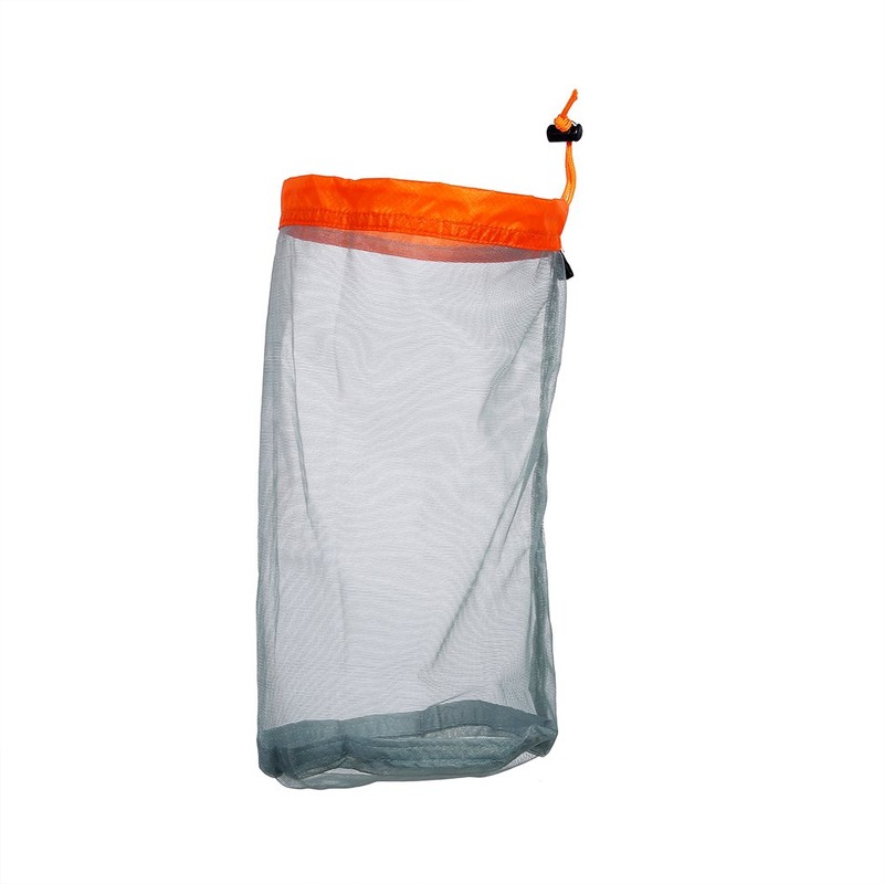 Mesh Sleeping Storage Bag,Mesh Bag for Camping Dishes,Ultralight Stuff Sacks,1pc