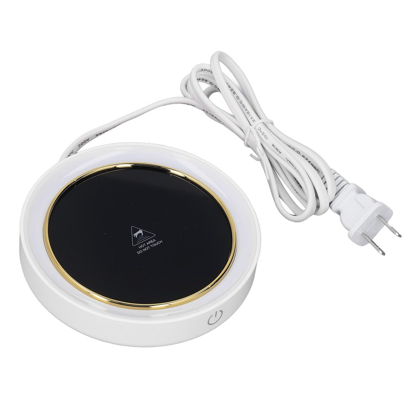 Electric Cup Warmer Constant Temperature 2 Modes LED Light Desk