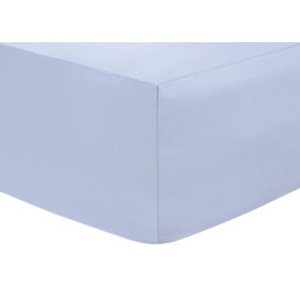 Indus Textiles - Fitted Sheets 25CM Extra Deep Percale - Sky Blue - Single