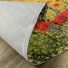Ambesonne Flower Place Mats Set of 8, Colorful Field Poppies