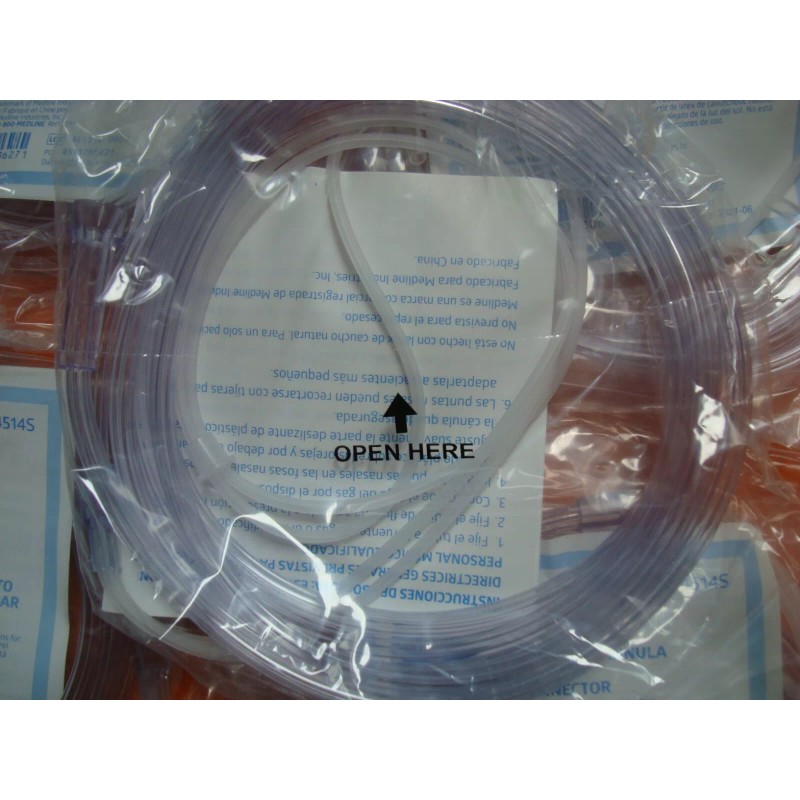 Medline 7 foot Soft Touch Cannula Oxygen Tubing HCS-4514S Lot