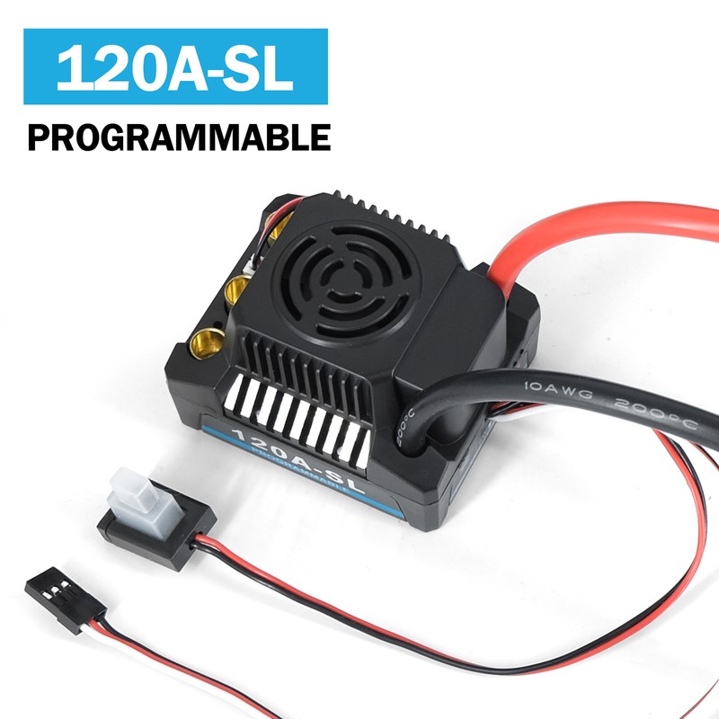 120A Brushless ESC XT60 Plug With 2-4S Lipo 5A/5.8V BEC