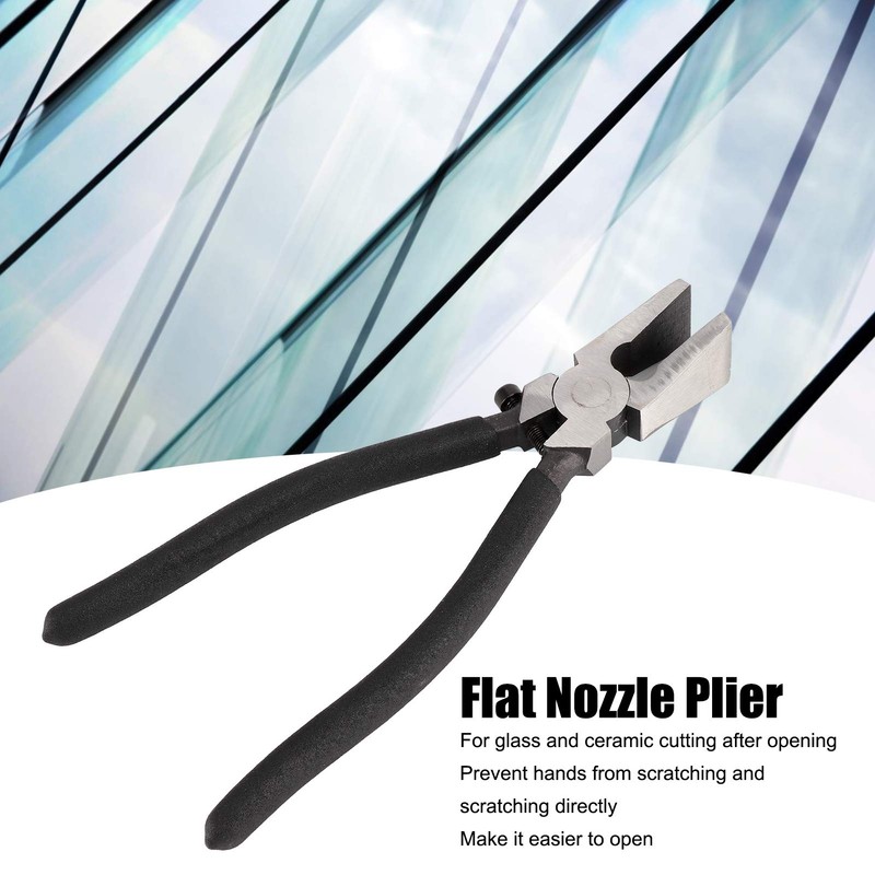 Breaker Grozier Chrome Vanadium Steel Glass Breaking Pliers, Ergonomic Handle,