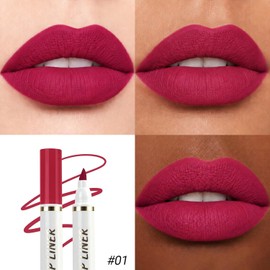 Erinde Lápiz Delineador de Labios Líquido, Resistente al Agua,#E01