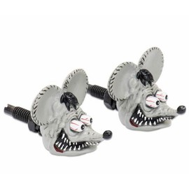 RAT FINK License Plate Bolt Gray_NB-RAF264GY-MON