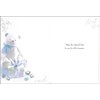 Boy Teddy Christening Day Card