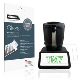 dipos 2 x Screen Protectors 9H Matt Compatible with Vorwerk Thermomix TM7 Screen Protector 10 Inch 2025 Accessories, Anti-Fingerprint, Made in Germany