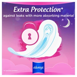 Always Sensitive Ultra Night Sanitary Towels with Wings, Size 3, 100 Towels (10 x 10 Packs), Saving Box, Odour Neutraliser, Super Absorbent Core