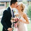 ukgiftstoreonline Double Heart Wedding Champagne Flute with Sparkling Crystals