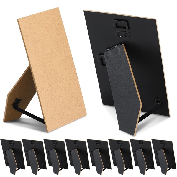 Briwooody 10 Pcs Black Easel Back for Picture Frame 4