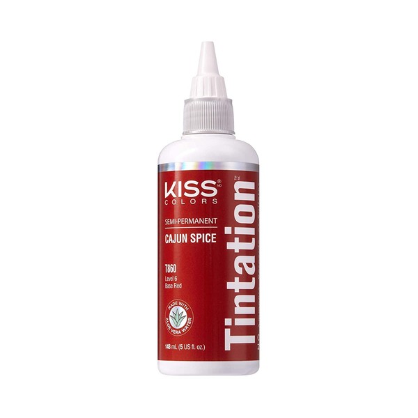 Kiss Tintation Semi-Permanent Hair Color Treatment 148 mL (5 US fl.oz) (Cajun Spice)