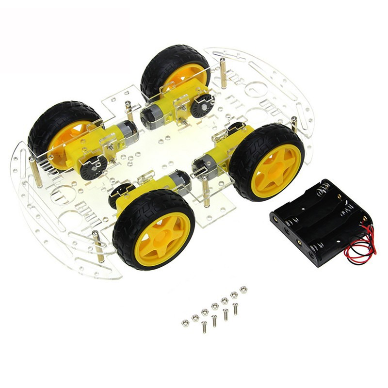 Smart Robot Car Kit Acrylic Double 4WD DIY Smart Robot