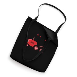 Tractor Love Hearts Tote Bag