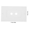 ORFOFE Speaker Wire Wall Plate with Banana Binding Posts Audio