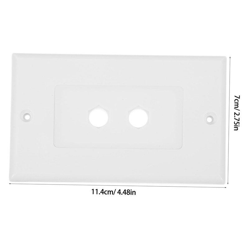 ORFOFE Speaker Wire Wall Plate with Banana Binding Posts Audio