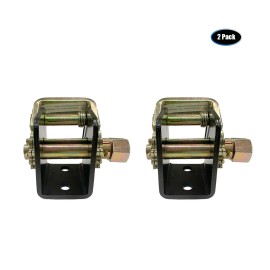 Tie 4 Safe 2 Pack Right 2" Tow Dolly Lashing Winch Truck Rack Ratchet Tie Down Strap Binder
