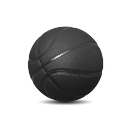 MINDCOLLISION Mini Basketball, Solid Color without Logo, Absorbent Soft Leather, Suitable for Small Baskets, Signature, Decompression, Training Assistance,Black,No.1