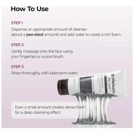 Dr.melaxin Peel Shot Black Rice Mochi Whip Cleanser