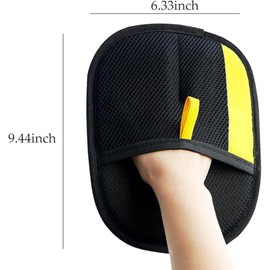 Double-Sided Pet Grooming Gloves, Double-Sided, Versatile Static Removal Grooming Gloves for Washing, Deshedding