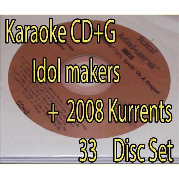 KARAOKE CD+G 2008 Kurrents + Idol Maker OVER 620 SONGS