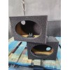 Kuztomboxes Dual 6x9" Universal Speaker Boxes Heavy duty Liner Sprayed