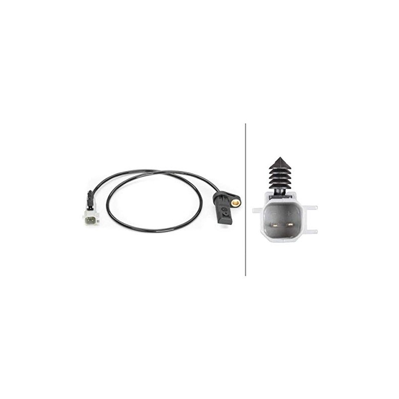 HELLA 6PU 230 040-371 Sensor, wheel speed - 2-pin connector