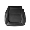 Driver or Passenger Side Bottom Leather Seat Cover Black Compatible