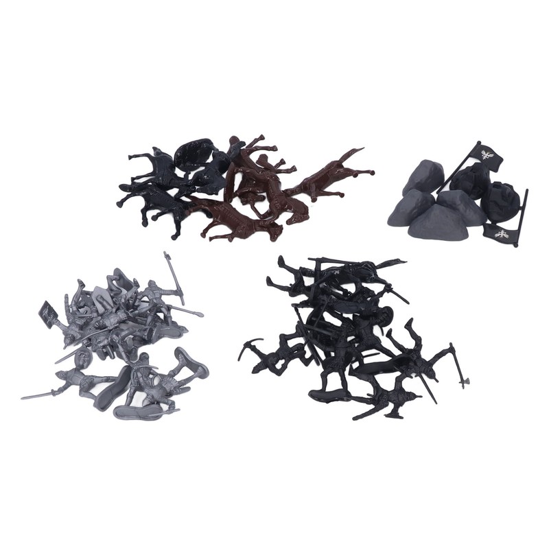 War Toy Kit Soldier Figures Toys Chariot Models Plastic Castle