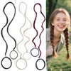 3 Pcs 25" Spiral Braided Hair Ties for Sports,No Damage,Non-Slip