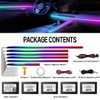 Dreamcolor Acrylic Interior Car Lights, WEBUPAR Car Accessories 6 in