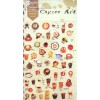 Daisyland Coffee Art Scrapbooking Sticker Sheet ~ KAWAII!!