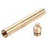 Pocket Toothpick Holder, 2 Pcs Brass Waterproof Toothpicks Box with