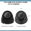 JUSTOP Twin Pack Dummy CCTV Camera Dome Style Security Cam