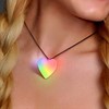 FlashingBlinkyLights Aurora Slow Color Changing LED Heart Shaped Light Up