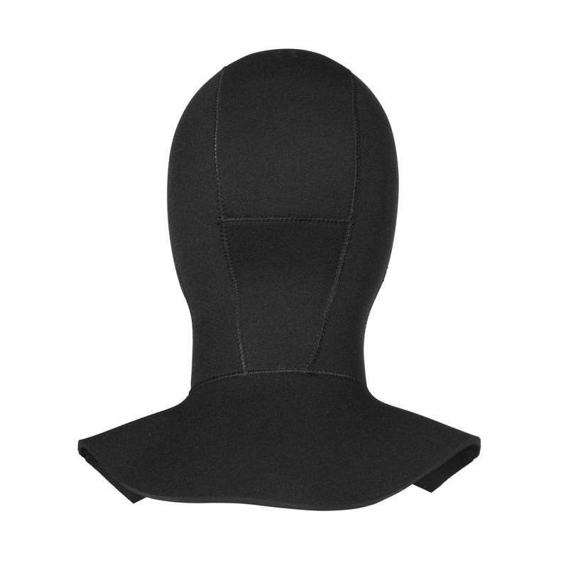 Scubatec Hood with Neck Collar 5 Millimetre Black Size:S /