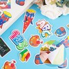 BETESSIN 100 x School Stickers Colourful – First Day of
