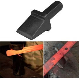 Unbranded 3/4 Inch Blacksmith Farm and Shop Anvil Hardy Tool 3/4 Inch Shank Cutter (Black)