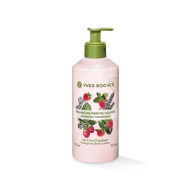 Yves Rocher Crema Corporal Fluida, Frambuesa/Hierbabuena, 390 ml