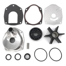 46-817275A5 Water Pump Impeller Repair Kit for Mercury Mariner 200 225 250 300 HP Outboard 2/4-Stroke 6-Cyl. 200HP 225HP 250HP 300HP 2.5L 3.0L 3.2L EFI/DFI Marathon Sea Pro SPORT XS SuperMagnum DTS XB